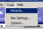 Invoking Site Wizards