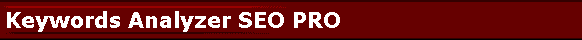 Keywords Analyzer SEO PRO