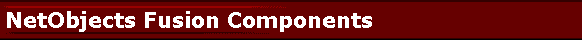 NetObjects Fusion Components
